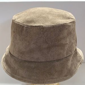 Vintage Sima International Bucket Hat Genuine Suede Made in USA Sz Small Unisex
